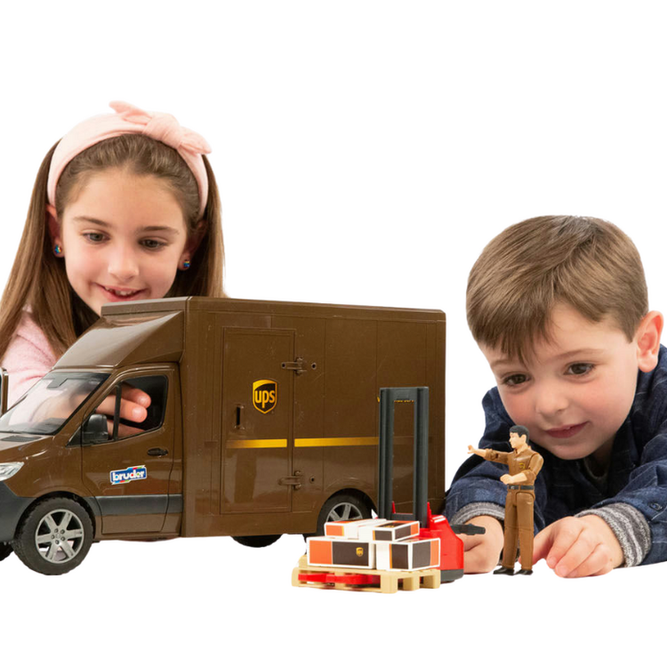 UPS Sprinter Truck with Driver