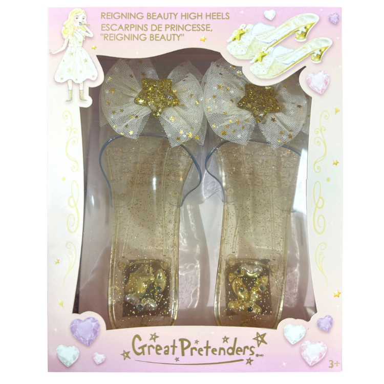 Reigning Beauty Gold High Heels