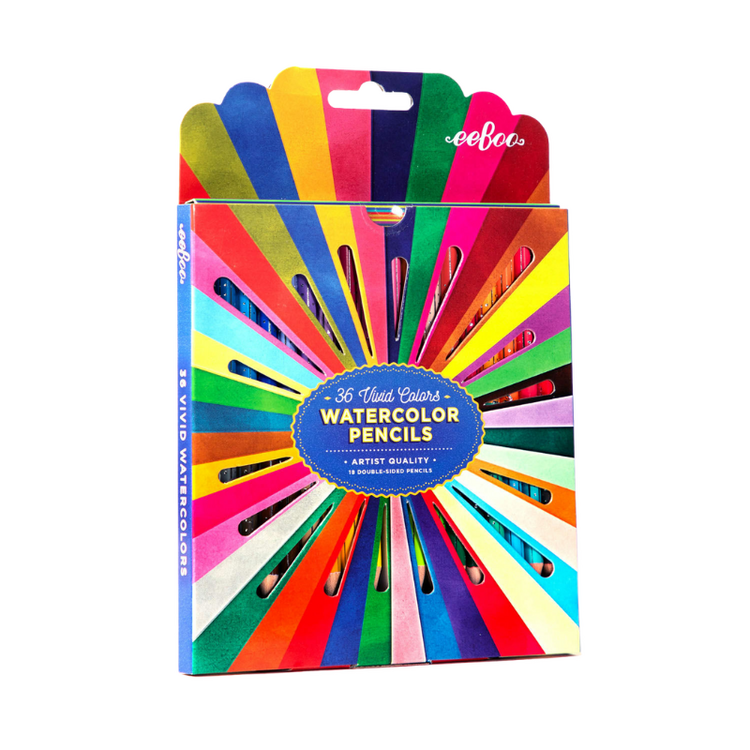 Rainbow 18 Double Sided Watercolor Pencils