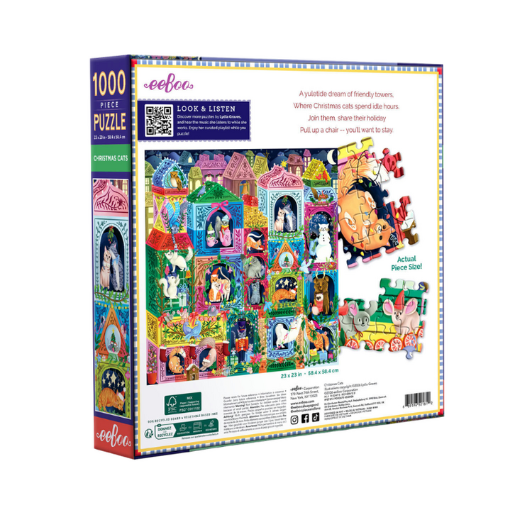 Christmas Cats 1000pc Puzzle