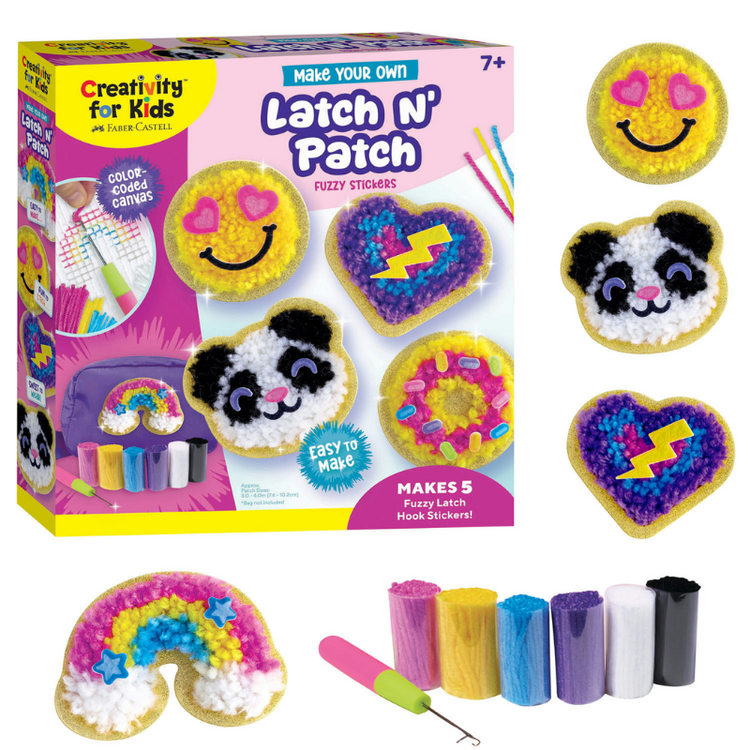 MYO Latch N Patch Fuzzy Stickers