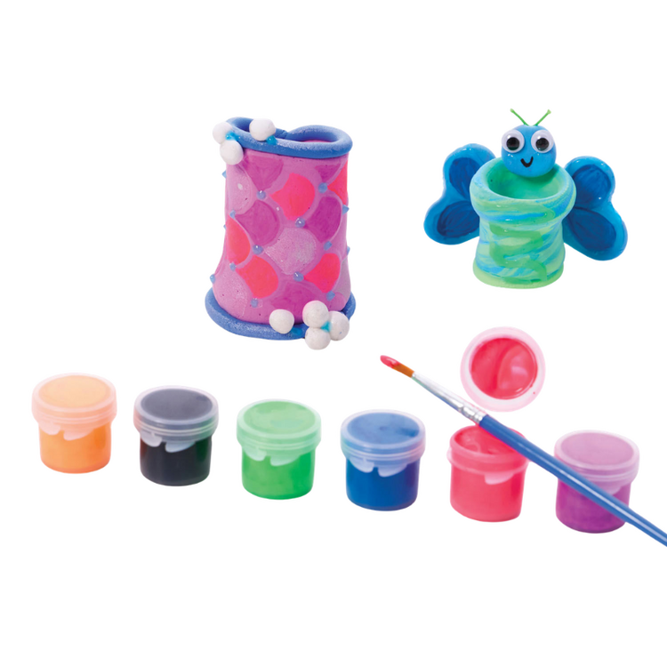 Neon Glow Pottery Studio