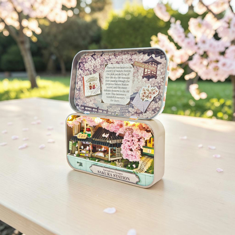 Sakura Station DIY Tiniatures