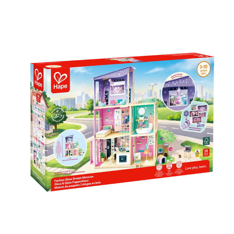 Fashion Glow Dream Mansion Hape