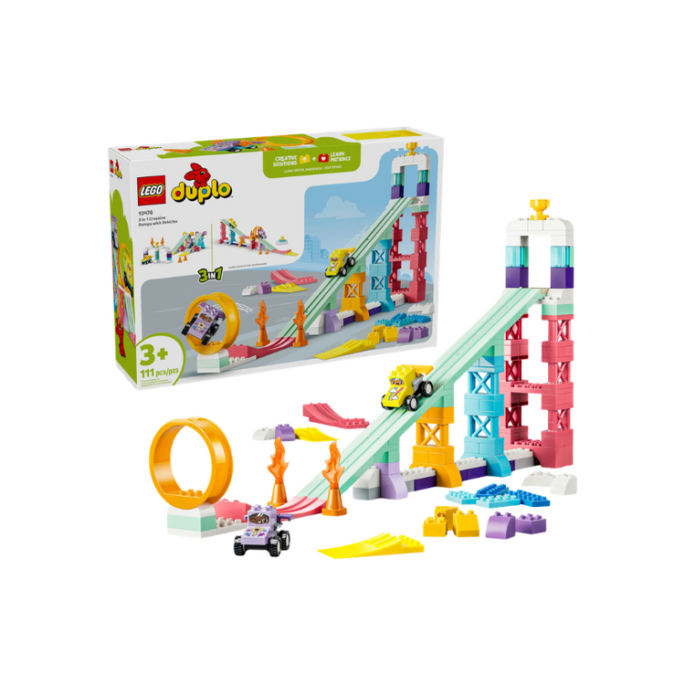 3 in 1 Creative Ramps and Vehicles Duplo LEGO