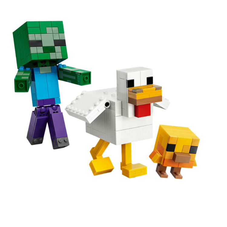 Chicken Jockey LEGO Minecraft