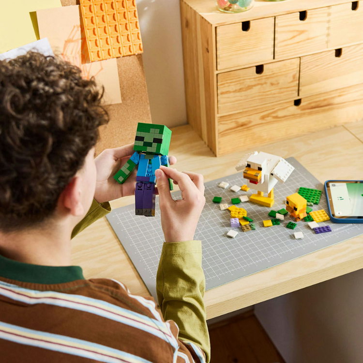 Chicken Jockey LEGO Minecraft