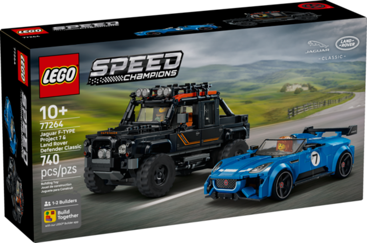 Jaguar Project 7 & Land Rover Defender  LEGO Speed Champions