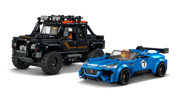 Jaguar Project 7 & Land Rover Defender  LEGO Speed Champions