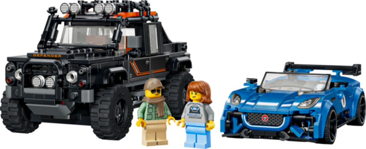 Jaguar Project 7 & Land Rover Defender  LEGO Speed Champions
