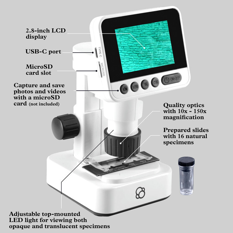 Digital Microscope with HD Image