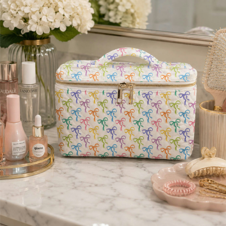 Vivid Bow Vanity Bag