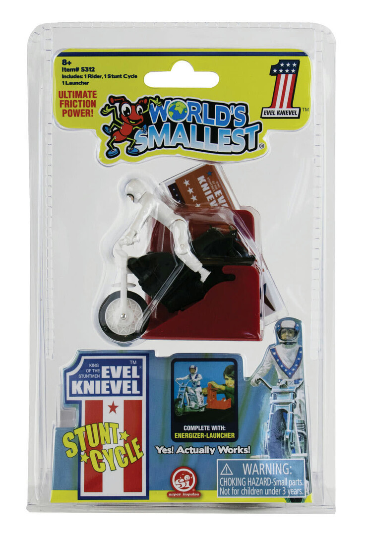 World's Smallest Evil Knievel Stunt Cycle