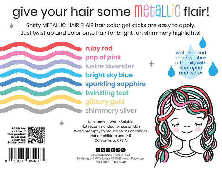 Hair Flair Metallic