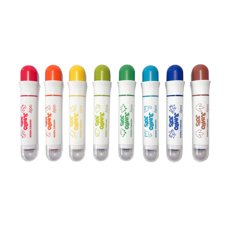 Ooly Dinosaurs Jumbo Jots Dual Tip Cone & Stamp Markers