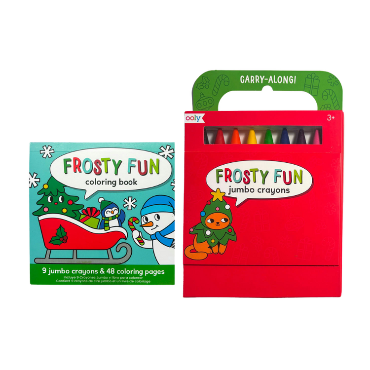 Frosty Fun Carry-Along Coloring Book Set