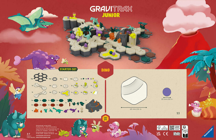 GraviTrax Junior Dinosaur Starter Set XXL