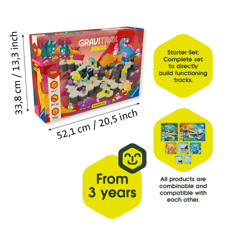 GraviTrax Junior Dinosaur Starter Set XXL