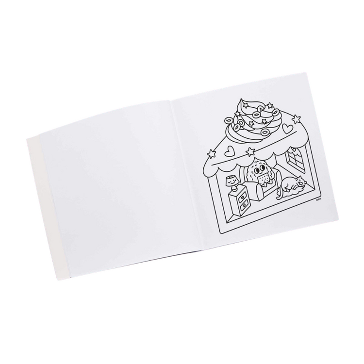 Kawaii Cozy Art: Calm & Cute Coloring Notebooks