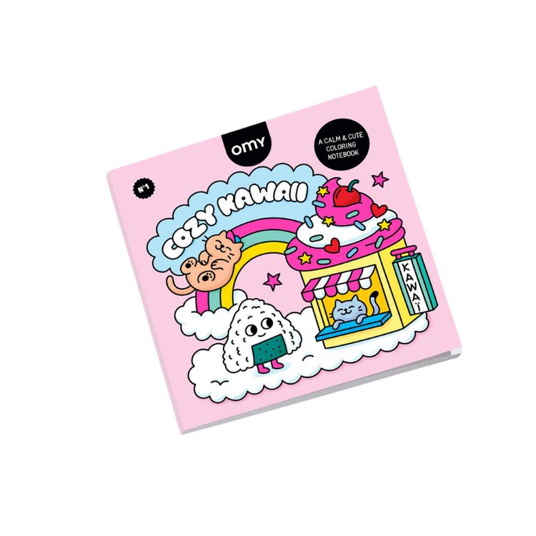 Kawaii Cozy Art: Calm & Cute Coloring Notebooks