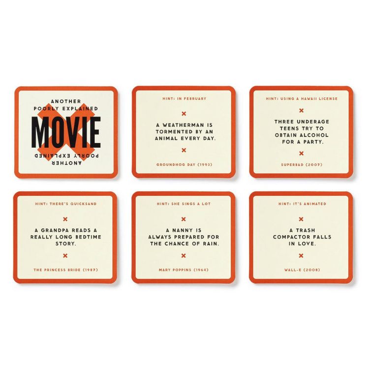 Poorly Explained Movies Card Game