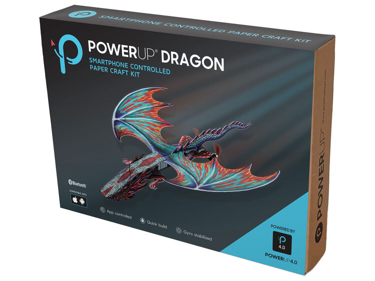POWERUP Dragon Smartphone Controlled Paper Craft Kit