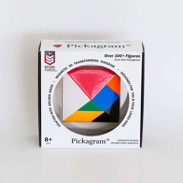 Pickagram Magnetic 3D Art Tangram Puzzle
