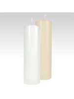 2.8" x 11.25" White Fireside Pillar Candle