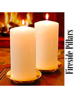 2.8" x 5.8" Fireside Pillar Candles
