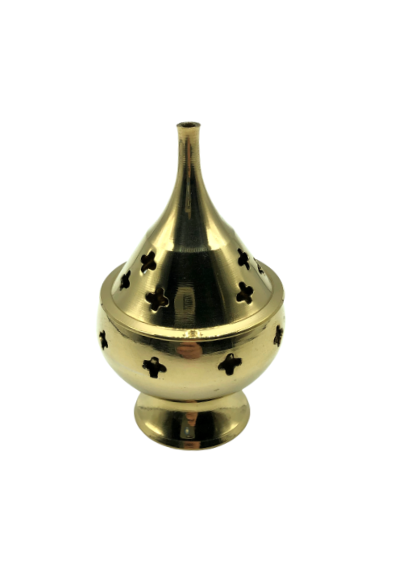 Assorted Brass  Cone Incense Burners