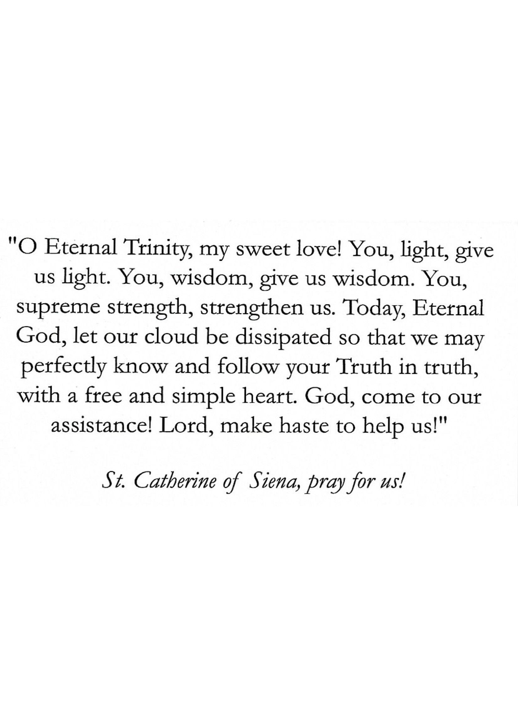 - Catherine of Siena Prayer Card