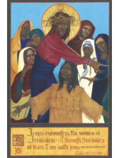 Byzantine Scriptural Stations of the Cross Cards 4 x 6 - Our