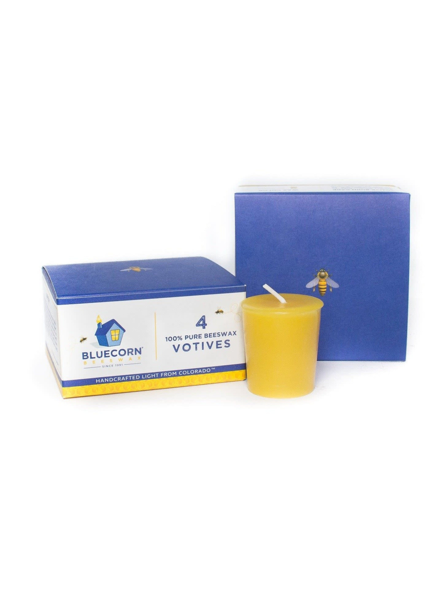 Pure Beeswax Votives - 4 Pack