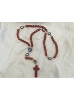 Our Lady of Peace Wood Rosary