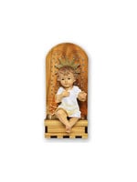 Baby Jesus on Olive Wood Chair 4"