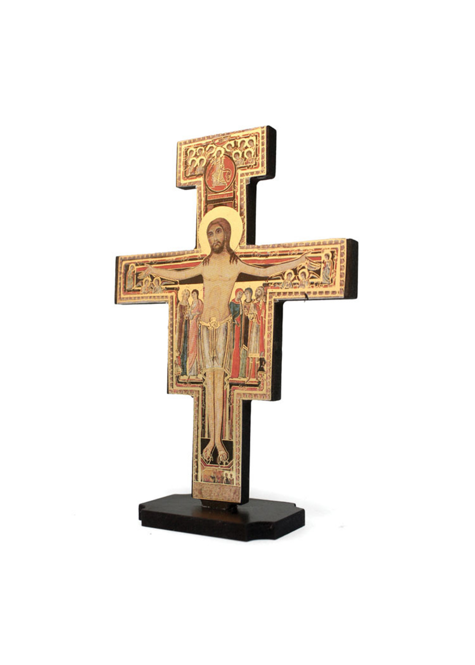 San Damiano 5" Standing Crucifix