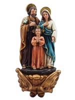 Holy Family Wall Mountable Statue 8"