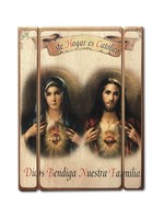 God Bless Our Home Spanish Wood Plaque