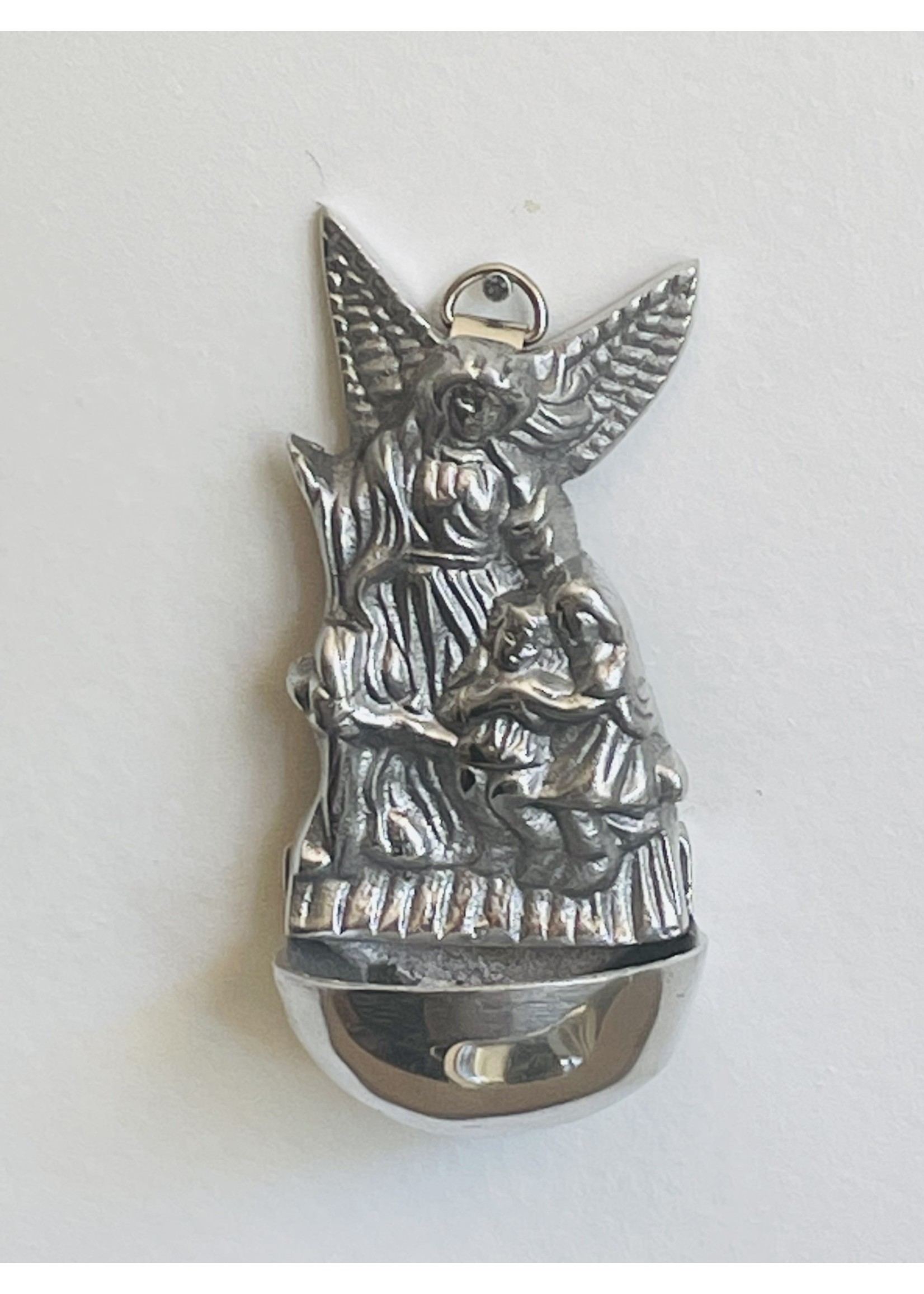 Pewter Guardian Angel  Holy Water Font