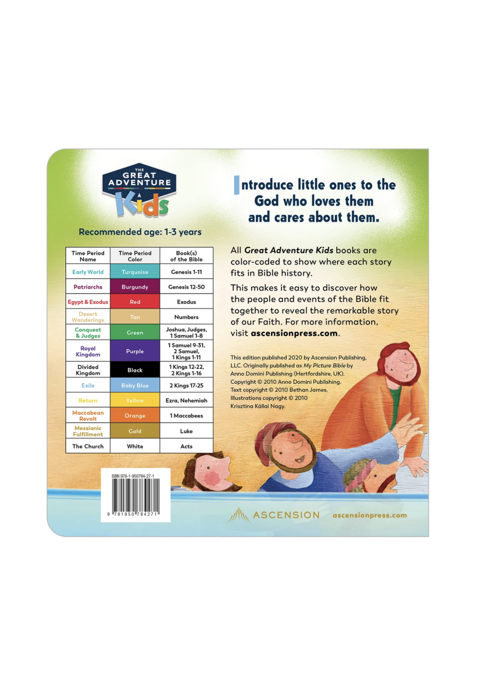 Ascension Press Great Adventure Kids - My First Catholic Bible Stories Board Book (Ages 1-3)