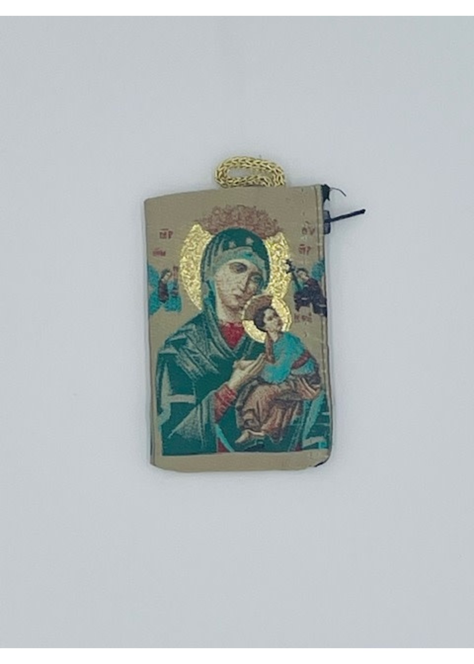 Our Lady of Perpetual Help Rosary Pouch