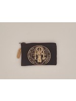 Saint Benedict Medal Rosary Pouch