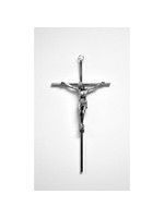 10" Silver Metal Crucifix