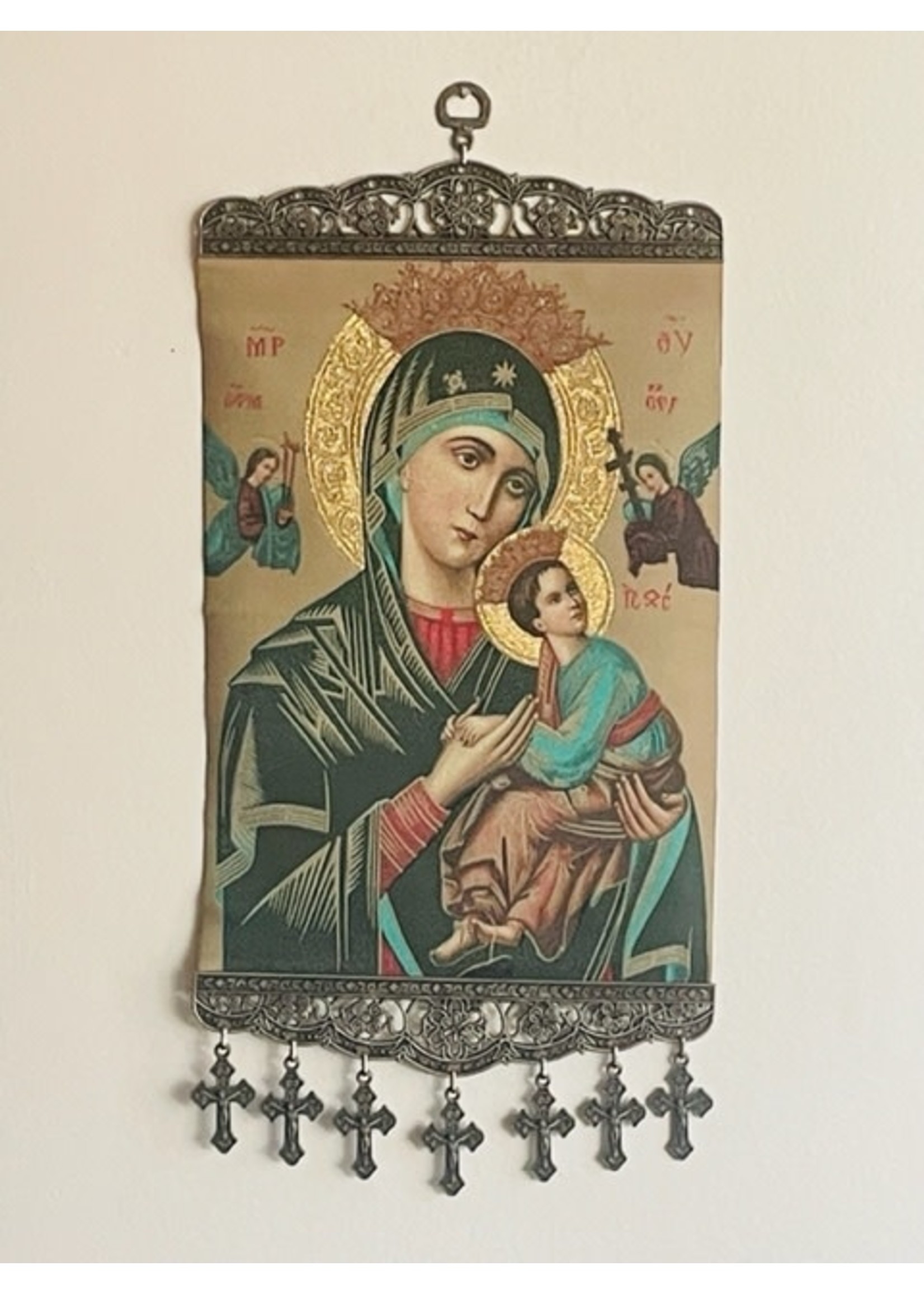 Our Lady of Perpetual Help Hanging Tapestry