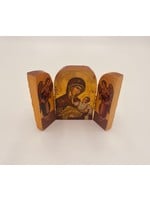 Mother & Child with Angels mini triptych
