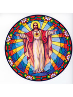 Resurrected Lord, King of Heaven Static Sticker / Window Cling