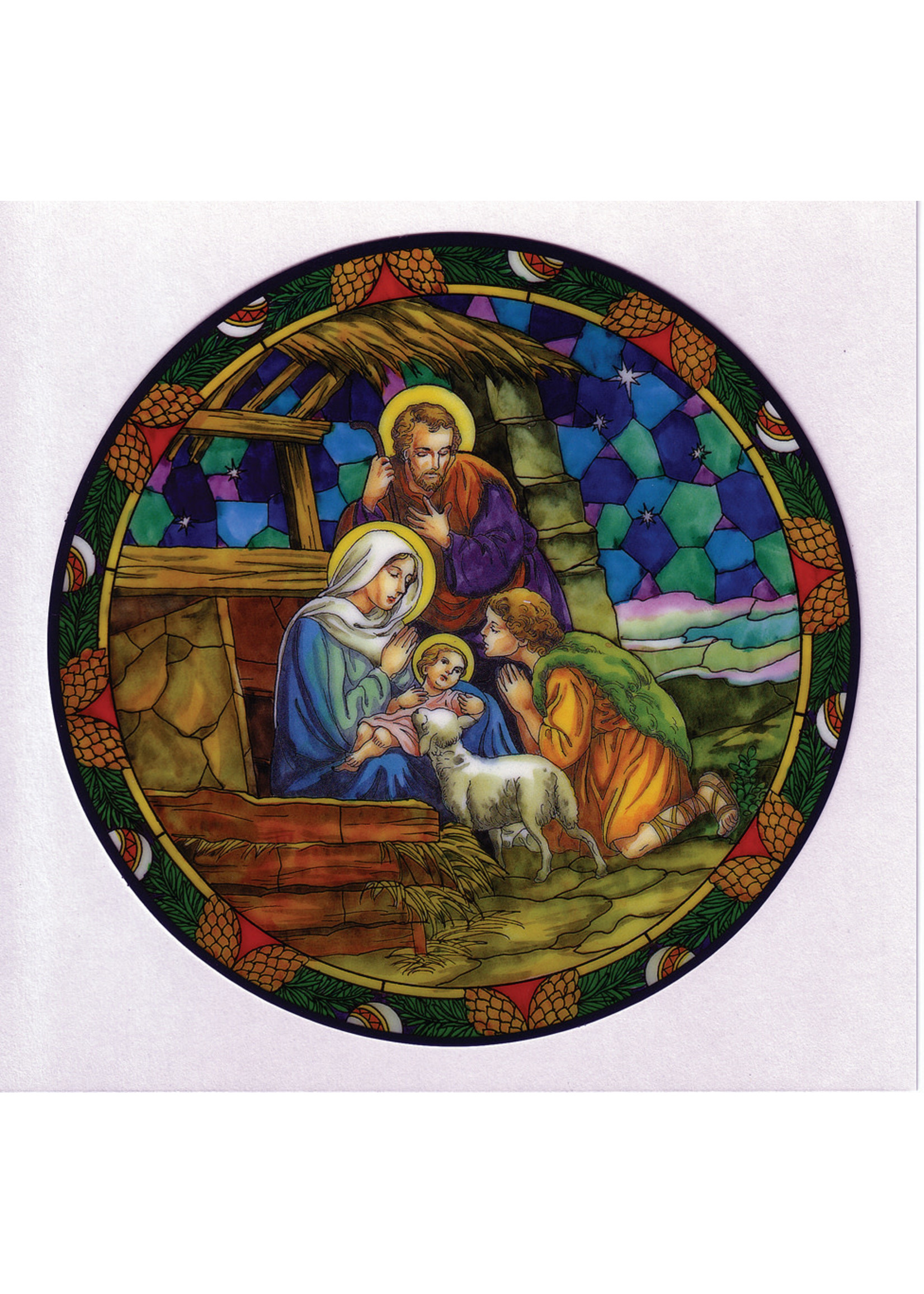 Nativity Static Sticker / Window Cling