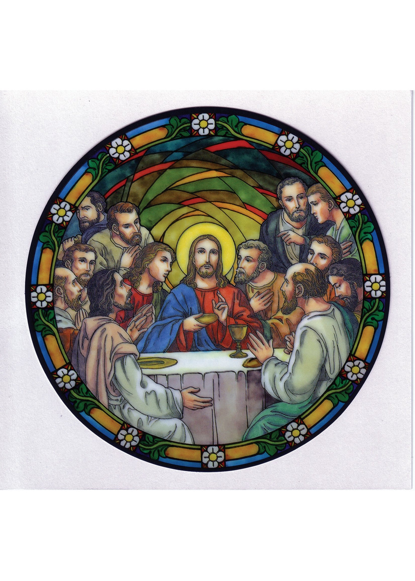 Last Supper Static Sticker / Window Cling