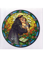 Saint Anthony Static Sticker / Window Cling