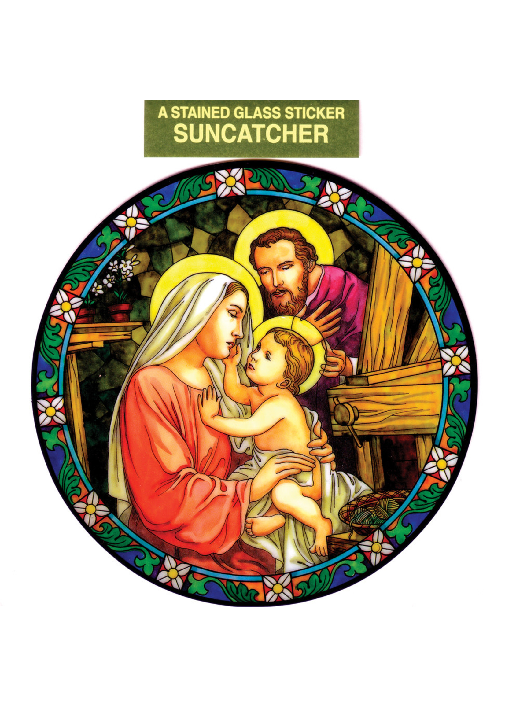 Holy Family Static Sticker / Window Cling